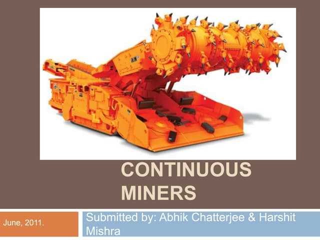 continuous miner schematic diagram