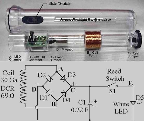 led torch schematic diagram