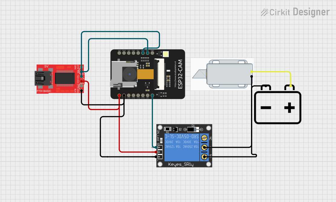 esp32 cam circuit diagram