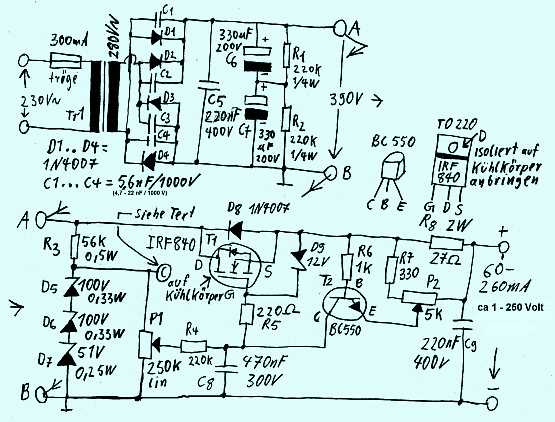 adjustable dc power supply circuit diagram adjustable dc power supply circuit diagram