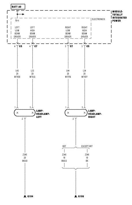 2014 dodge ram headlight wiring diagram