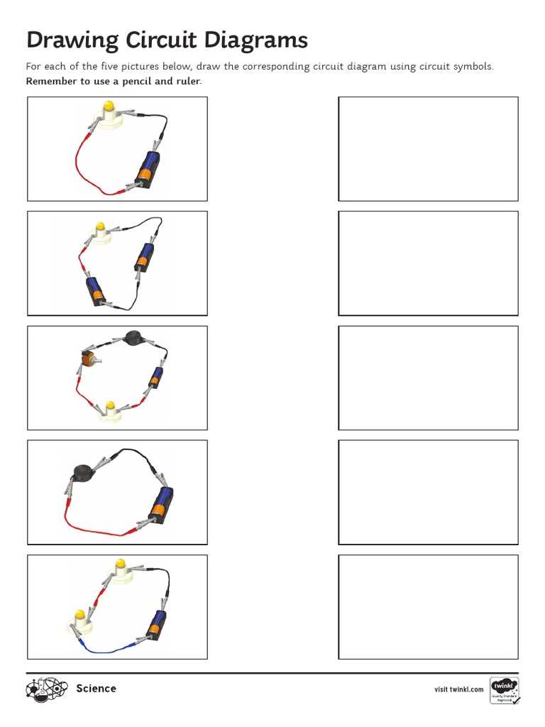drawing circuit diagrams worksheet answers