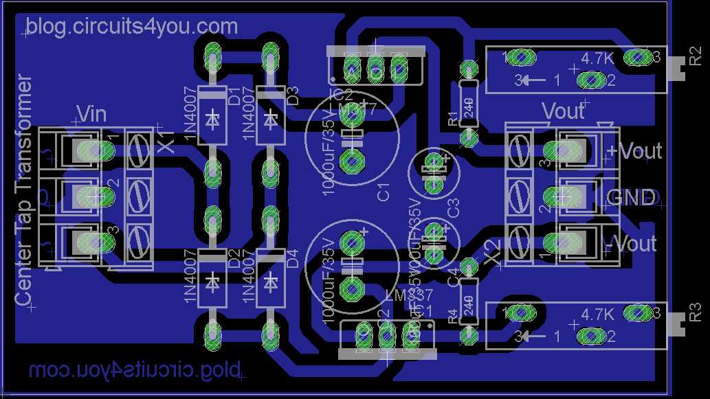 dual dc power supply circuit diagram
