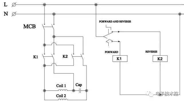 contactor control circuit diagram