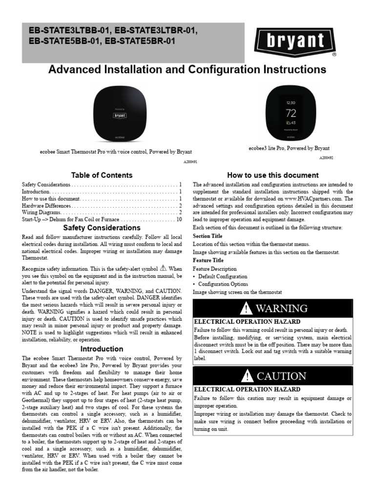 ecobee wiring diagram