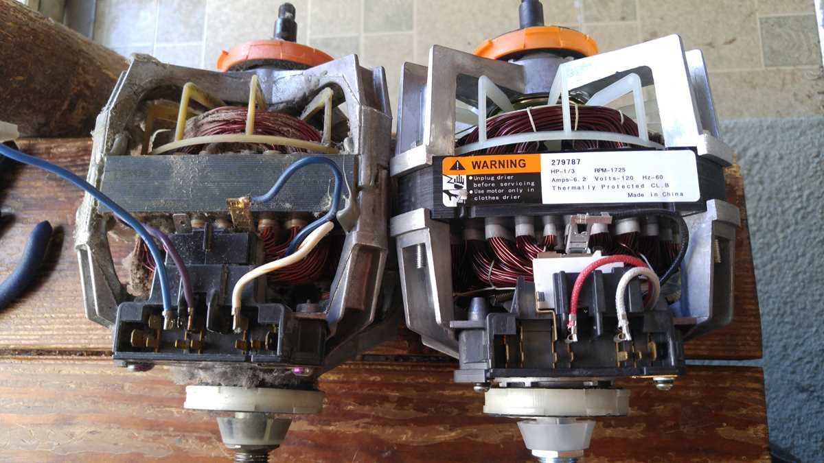 dryer motor wiring diagram