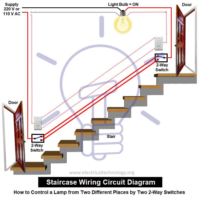 2 way lighting wiring diagram 2 way lighting wiring diagram