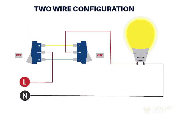 3 wire to 2 wire connection wiring diagram