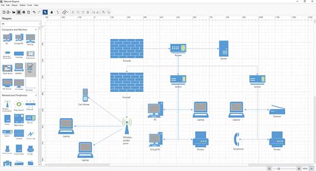 network schematic diagram software