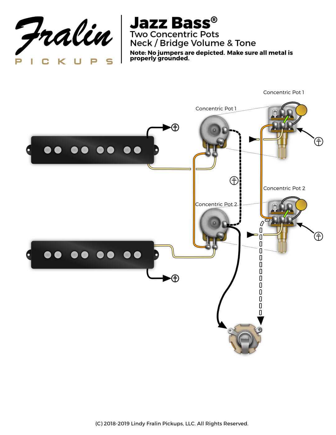 bass control knob wiring diagram
