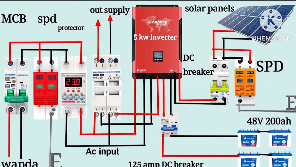 solar hybrid inverter circuit diagram