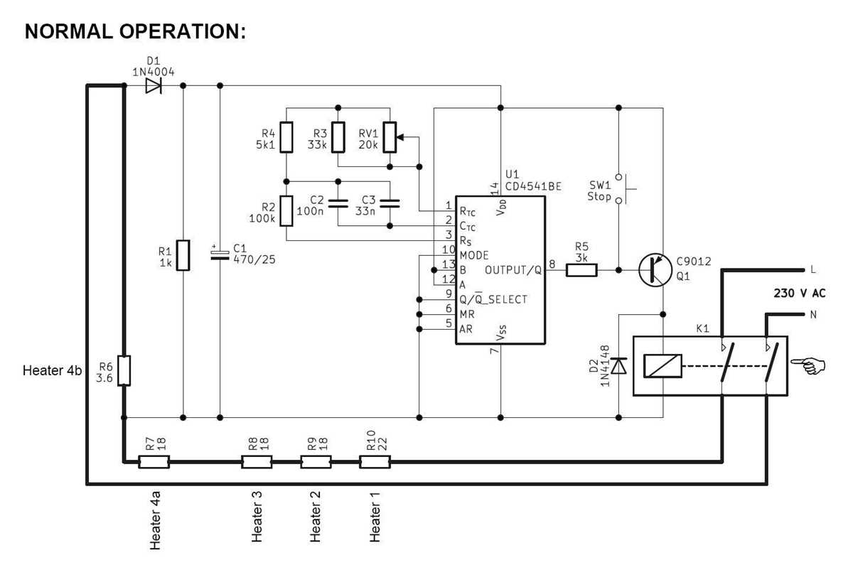 schematic toaster circuit diagram schematic toaster circuit diagram