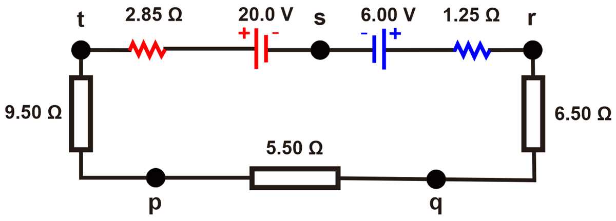 electric circuit diagram questions