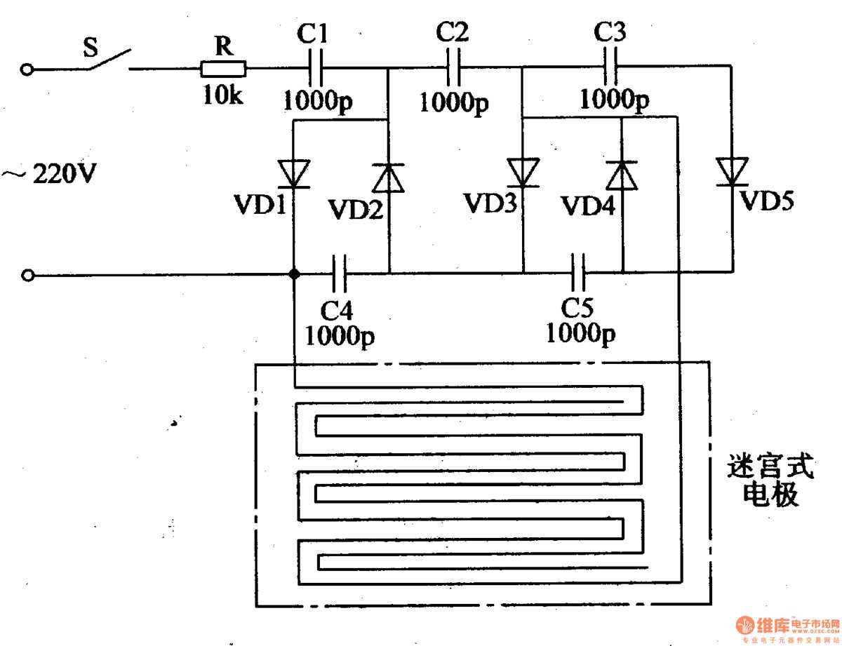 electric insect killer circuit diagram