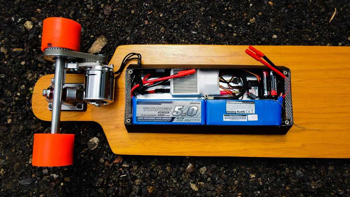 electric skateboard circuit diagram