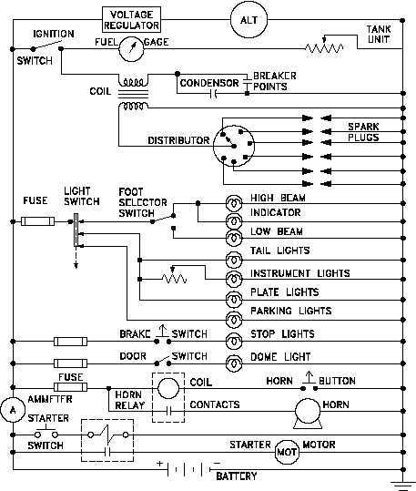 electrical circuit schematic diagram