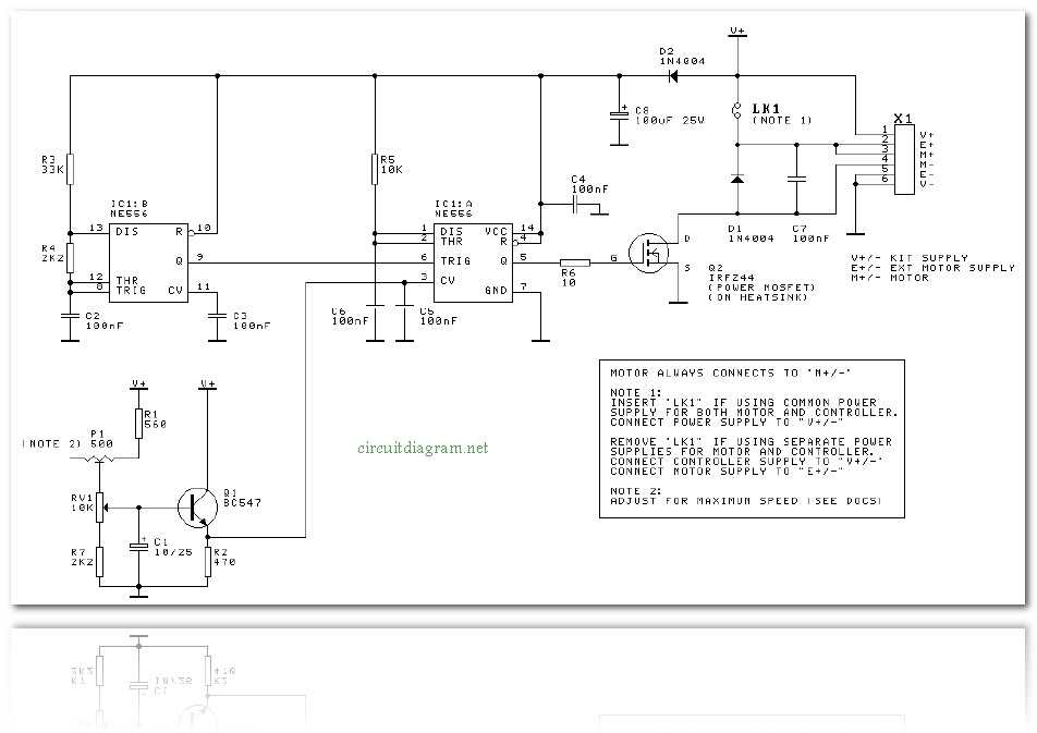 electronic speed controller wiring diagram