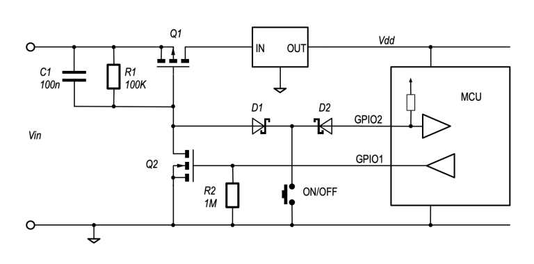 electronic toggle switch circuit diagram