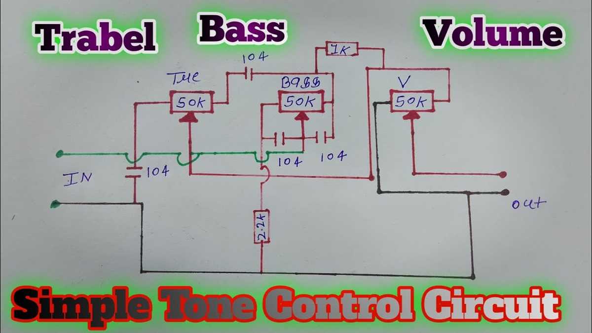 schematic diagram tone control circuit