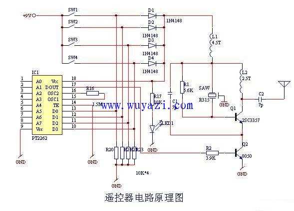 4 channel remote control circuit diagram 4 channel remote control circuit diagram