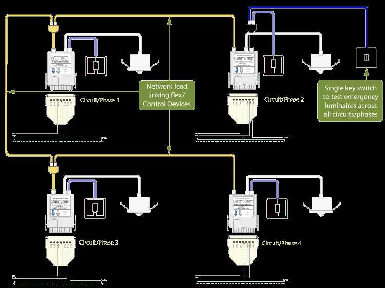 emergency lighting system circuit diagram