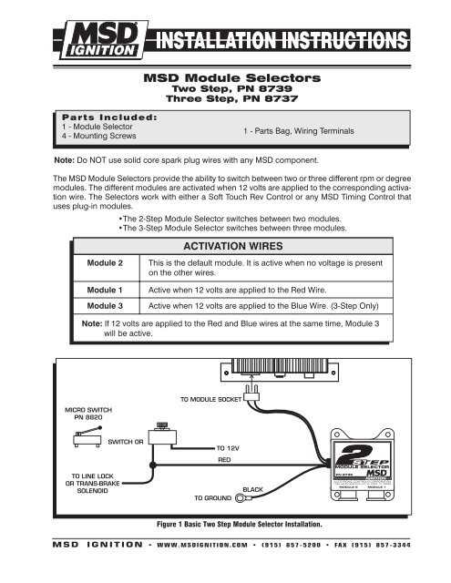 wiring diagram for msd 7al 3