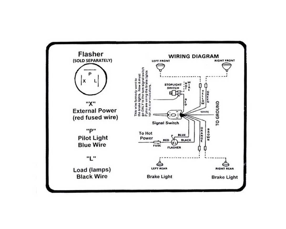 universal turn signal switch wiring diagram