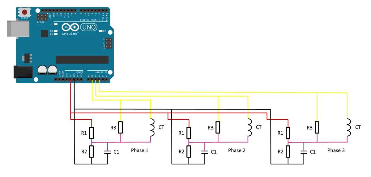 electricity meter circuit diagram