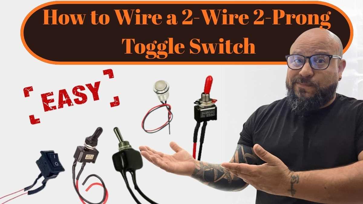2 prong toggle switch wiring diagram
