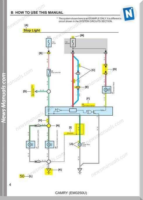 2007 toyota camry electrical wiring diagram