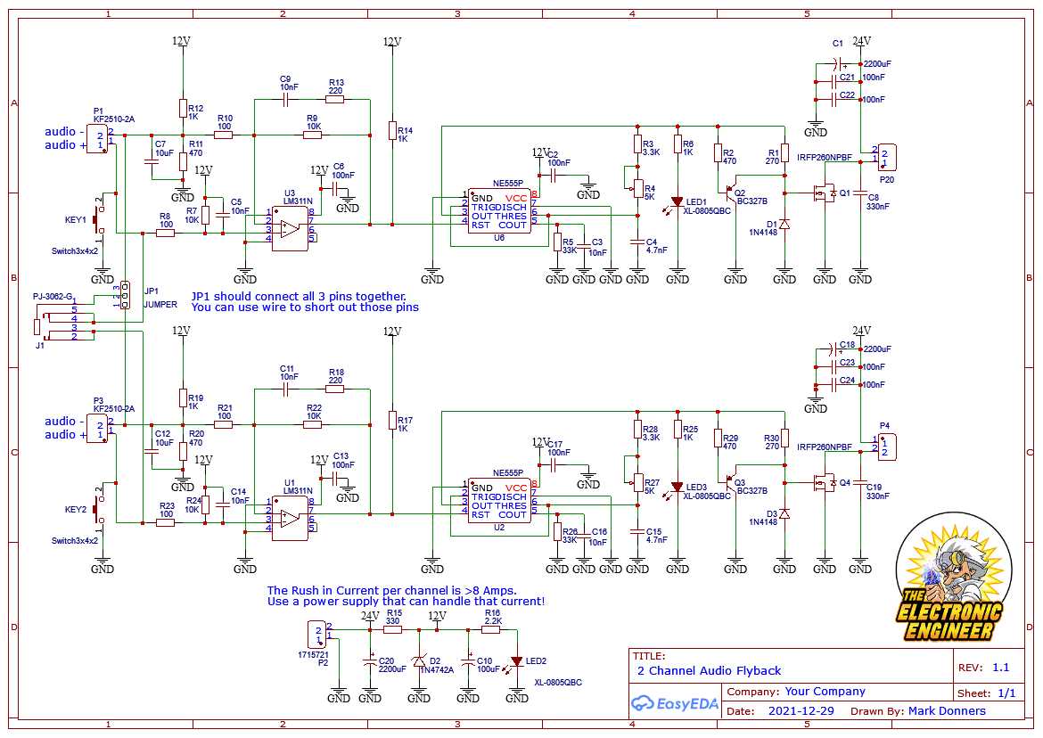 flyback driver circuit diagram