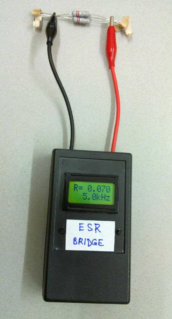 esr tester schematic diagram