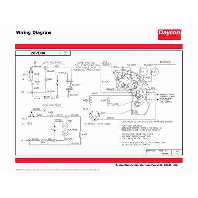 dayton electric motors wiring diagram