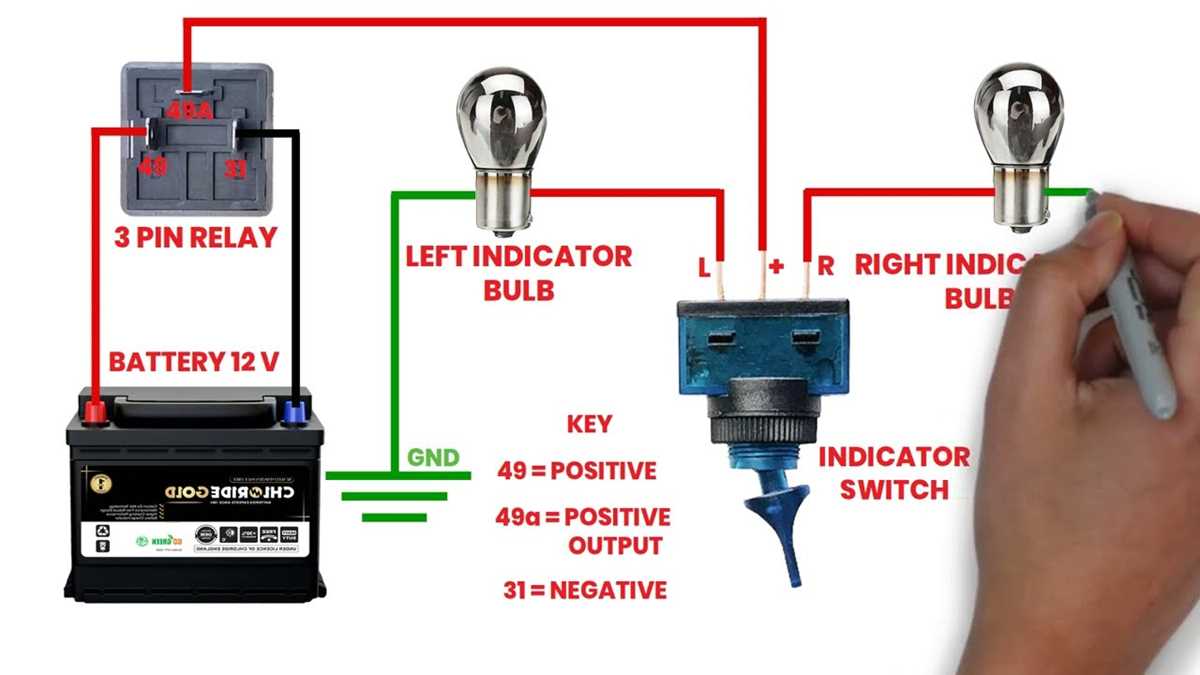 3 terminal flasher wiring diagram