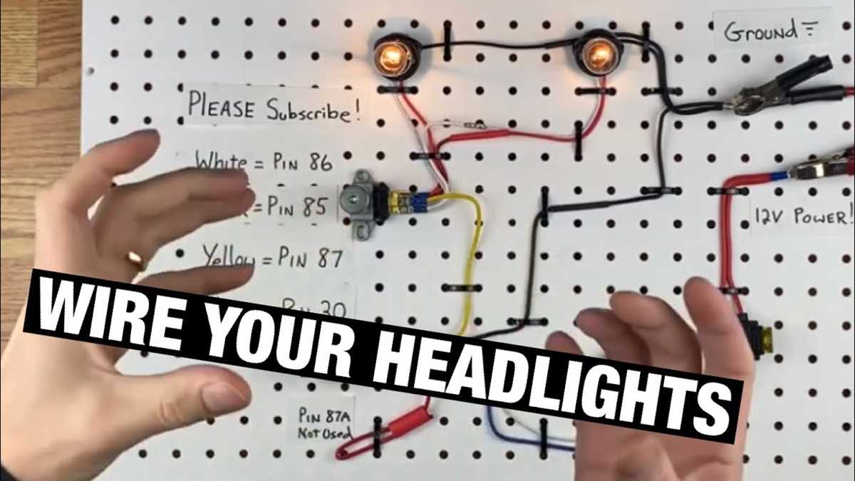 3 prong headlight wiring diagram