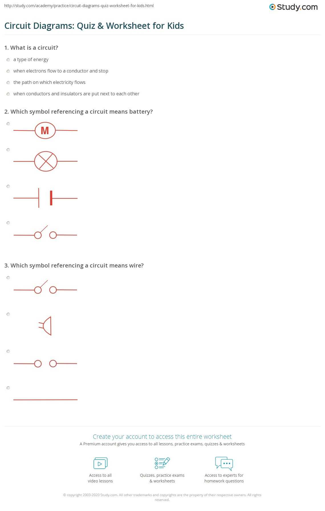 circuit diagram quiz