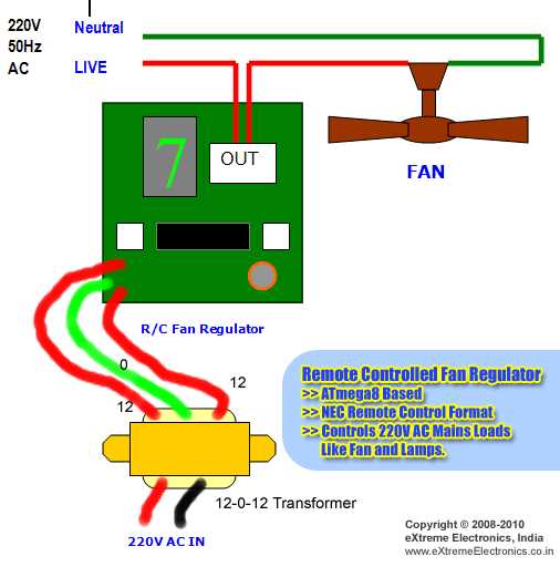 fan regulator fan schematic diagram sr6012