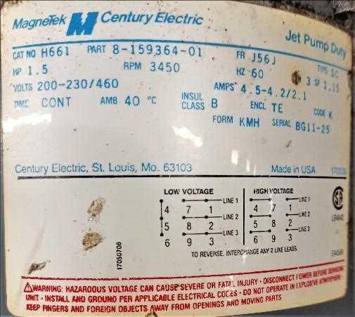 magnetek motor wiring diagram