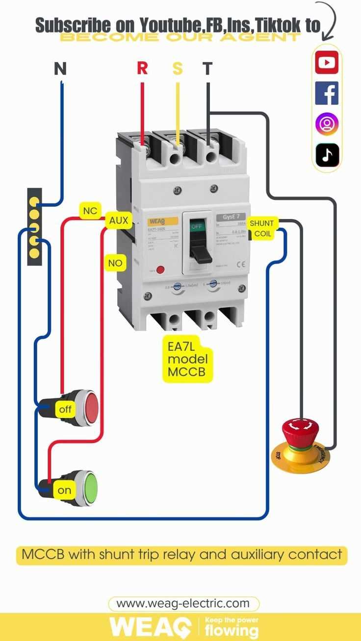 dc circuit breaker wiring diagram dc circuit breaker wiring diagram