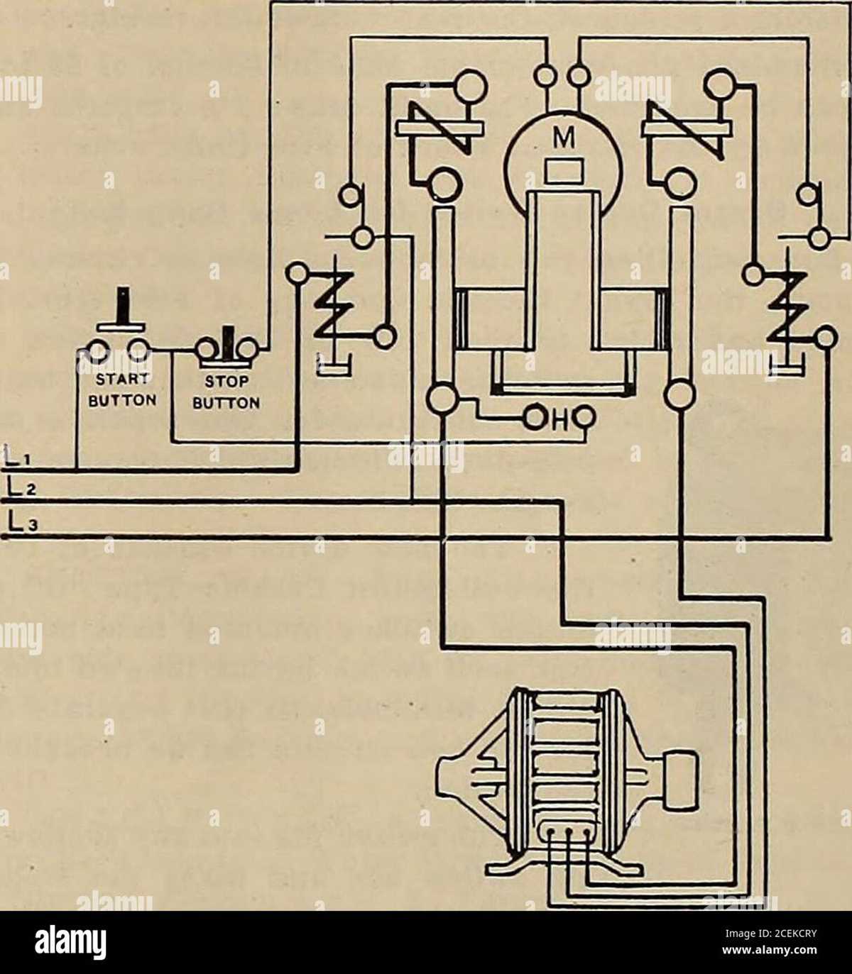 overload relay schematic diagram