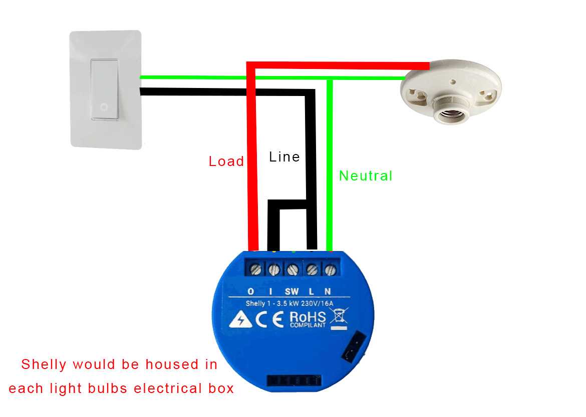 1 light 1 switch wiring diagram