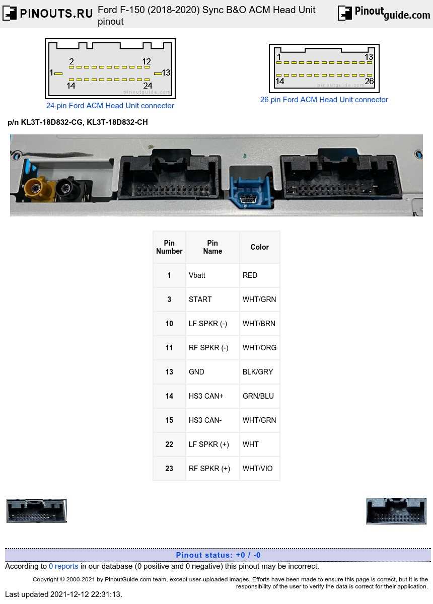 2018 f150 radio wiring diagram