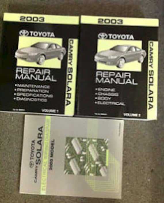 2003 toyota camry electrical wiring diagram