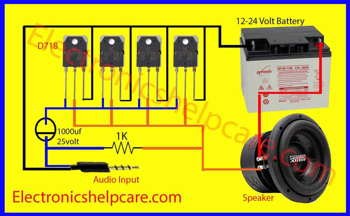 auto amplifier wiring diagram
