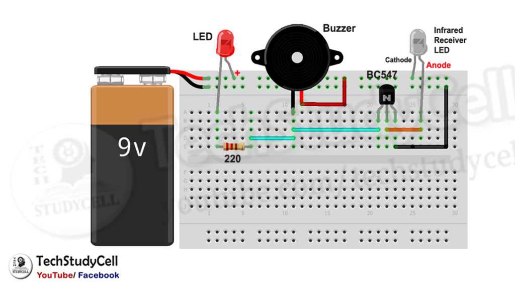 fire alarm sensor circuit diagram