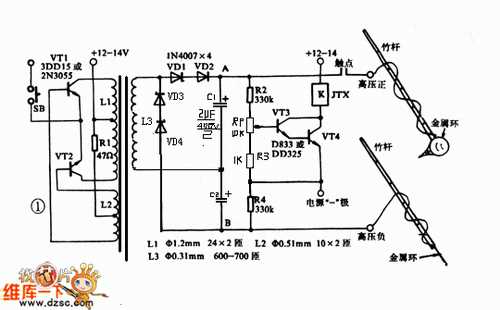 fish stunner schematic diagram