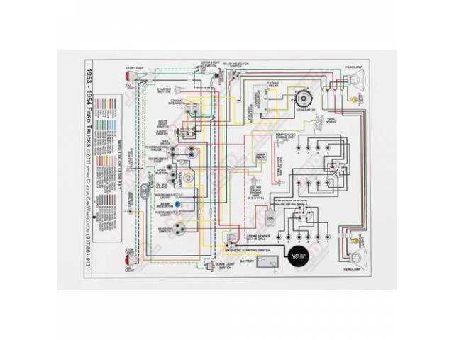 1954 chevy truck wiring diagram 1954 chevy truck wiring diagram