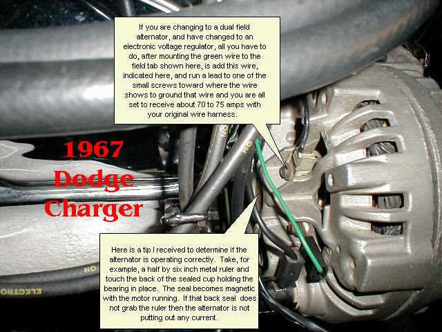 2006 dodge charger alternator wiring diagram