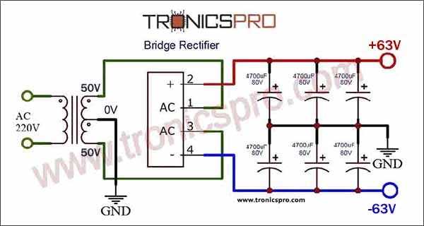 200w subwoofer amplifier circuit diagram