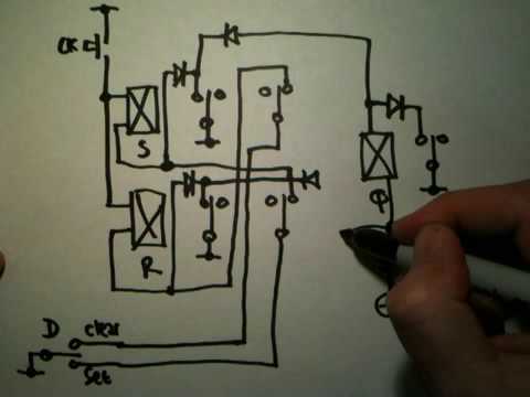 flip flop relay circuit diagram flip flop relay circuit diagram